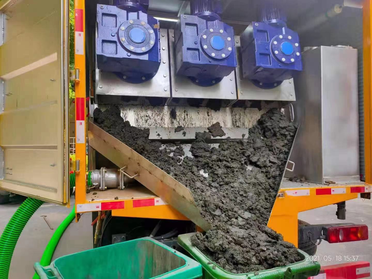 民勤化粪池清掏城市维护站-泥浆净化干湿分离处理